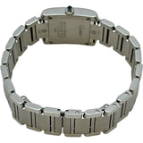 カルティエ Cartier タンクフランセーズ SM W51008Q3 ホワイト ステンレススチール クオーツ レディース 腕時計