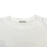 モンクレール MONCLER プロントロゴ刺繍半袖Tシャツ Sサイズ ホワイト コトン メンズ 半袖Ｔシャツ