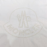 モンクレール MONCLER プロントロゴ刺繍半袖Tシャツ Sサイズ ホワイト コトン メンズ 半袖Ｔシャツ