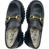グッチ GUCCI ホースビットプラットフォームローファー レザー レディース ローファー
