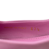 プラダ PRADA スリングバックパンプス ピンク ファブリック レディース パンプス