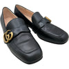 グッチ GUCCI GGバックルコインローファー 602496 ブラック レザー レディース ローファー