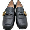 グッチ GUCCI GGバックルコインローファー 602496 ブラック レザー レディース ローファー