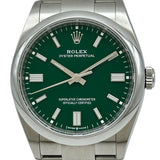 ロレックス ROLEX オイスターパーペチュアル36 126000 グリーン ステンレススチール メンズ 腕時計