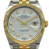 ロレックス ROLEX デイトジャスト36 126233NG ホワイトシェル ゴールド/ステンレススチール 自動巻き メンズ 腕時計