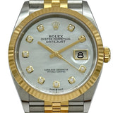 ロレックス ROLEX デイトジャスト36 126233NG ホワイトシェル ゴールド/ステンレススチール 自動巻き メンズ 腕時計
