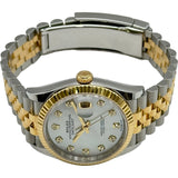 ロレックス ROLEX デイトジャスト36 126233NG ホワイトシェル ゴールド/ステンレススチール 自動巻き メンズ 腕時計