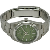 ロレックス ROLEX オイスターパーペチュアル34 124200 ピスタチオ ステンレススチール 自動巻き メンズ 腕時計