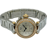 カルティエ Cartier ミスパシャ WJ124021 シルバー ピンクゴールド/ステンレススチール クオーツ レディース 腕時計