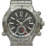 ブルガリ BVLGARI ディアゴノ プロフェッショナル アリア GMT 101648(DP42SGMT) グレー ステンレススチール 自動巻き メンズ 腕時計