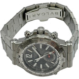 ブルガリ BVLGARI ディアゴノ プロフェッショナル アリア GMT 101648(DP42SGMT) グレー ステンレススチール 自動巻き メンズ 腕時計