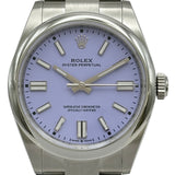 ロレックス ROLEX オイスターパーペチュアル41 134300 ラベンダー ステンレススチール 自動巻き メンズ 腕時計