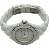 シャネル CHANEL J12 33MM H5704 ホワイトシェル セラミック クオーツ レディース 腕時計