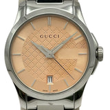 グッチ GUCCI Gタイムレス YA126540(1265) オレンジ ステンレススチール クオーツ レディース 腕時計