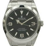 ロレックス ROLEX エクスプローラー1 214270 ブラック ステンレススチール 自動巻き メンズ 腕時計