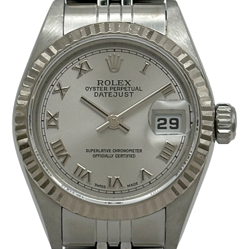 ロレックス ROLEX デイトジャスト 79174 シルバー ホワイトゴールド