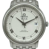 オメガ OMEGA デビル プレステージ コーアクシャル 424.10.37.20.04.001 ホワイト ステンレススチール 自動巻き メンズ 腕時計