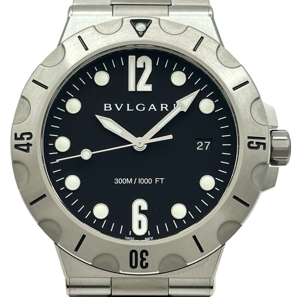 BVLGARIスクーバ DP41SSD自動巻き　ジャンク ブルガリ BVLGARI ディアゴノ スクーバ DP41SSD(DP41BSSSD) ブラック