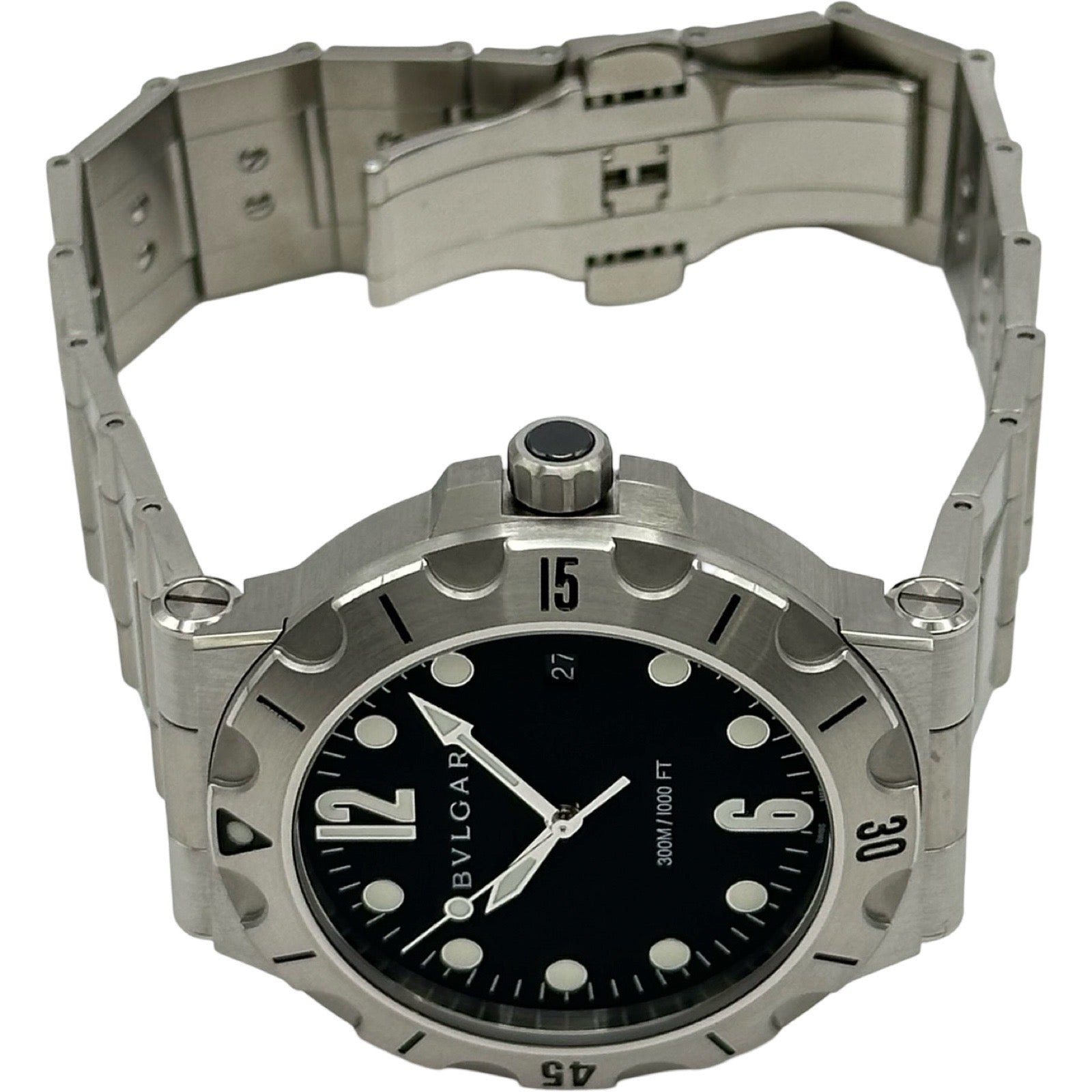 ブルガリ BVLGARI ディアゴノ スクーバ DP41SSD(DP41BSSSD) ブラック