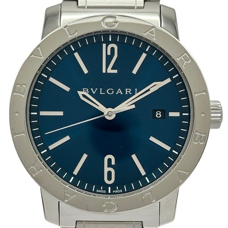ブルガリ BVLGARI ブルガリブルガリ BB41S(BB41C3SSD) ブルー ステンレススチール 自動巻き メンズ 腕時計 ブルガリ BVLGARI ブルガリブルガリ BB41S(BB41C3SSD) ブルー