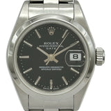 ロレックス ROLEX オイスターパーペチュアルデイト 79160 ブラック ステンレススチール 自動巻き レディース 腕時計