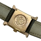 エルメス HERMES Hウォッチ ミニ HH1.173 ホワイトシェル ピンクゴールド クオーツ レディース 腕時計