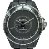 シャネル CHANEL J12 ファントム キャリバー12.1 38MM H6185 ブラック セラミック 自動巻き メンズ 腕時計