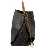 ルイ・ヴィトン LOUIS VUITTON アーツィMM M40249 ブラウン モノグラムキャンバス レディース トートバッグ