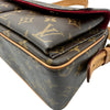 ルイ・ヴィトン LOUIS VUITTON ヴィバシテMM M51164 ブラウン モノグラム/レザー レディース ショルダーバッグ
