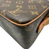 ルイ・ヴィトン LOUIS VUITTON ヴィバシテMM M51164 ブラウン モノグラム/レザー レディース ショルダーバッグ