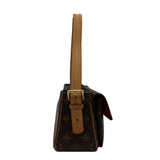 ルイ・ヴィトン LOUIS VUITTON ヴィバシテMM M51164 ブラウン モノグラム/レザー レディース ショルダーバッグ