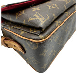 ルイ・ヴィトン LOUIS VUITTON ヴィバシテMM M51164 ブラウン モノグラム/レザー レディース ショルダーバッグ