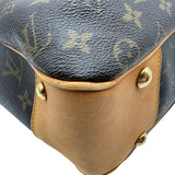 ルイ・ヴィトン LOUIS VUITTON ボエシMM M45714 ブラウン モノグラム/レザー レディース トートバッグ