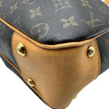 ルイ・ヴィトン LOUIS VUITTON ボエシMM M45714 ブラウン モノグラム/レザー レディース トートバッグ