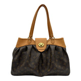 ルイ・ヴィトン LOUIS VUITTON ボエシMM M45714 ブラウン モノグラム/レザー レディース トートバッグ