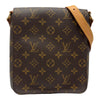 ルイ・ヴィトン LOUIS VUITTON ミュゼット・サルサ ショート M51258 ブラウン モノグラム/レザー レディース ショルダーバッグ