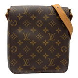 ルイ・ヴィトン LOUIS VUITTON ミュゼット・サルサ ショート M51258 ブラウン モノグラム/レザー レディース ショルダーバッグ