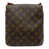 ルイ・ヴィトン LOUIS VUITTON ミュゼット・サルサ ショート M51258 ブラウン モノグラム/レザー レディース ショルダーバッグ