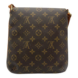 ルイ・ヴィトン LOUIS VUITTON ミュゼット・サルサ ショート M51258 ブラウン モノグラム/レザー レディース ショルダーバッグ