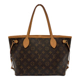 ルイ・ヴィトン LOUIS VUITTON ネヴァーフルPM M41001 ブラウン モノグラム/レザー レディース トートバッグ