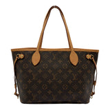 ルイ・ヴィトン LOUIS VUITTON ネヴァーフルPM M41001 ブラウン モノグラム/レザー レディース トートバッグ