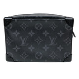 ルイ・ヴィトン LOUIS VUITTON ミニ・ソフトトランク M44735 ブラック モノグラム・エクリプス メンズ ショルダーバッグ
