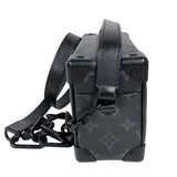 ルイ・ヴィトン LOUIS VUITTON ミニ・ソフトトランク M44735 ブラック モノグラム・エクリプス メンズ ショルダーバッグ