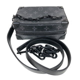 ルイ・ヴィトン LOUIS VUITTON ミニ・ソフトトランク M44735 ブラック モノグラム・エクリプス メンズ ショルダーバッグ