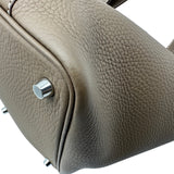 エルメス HERMES ピコタンロックPM Y刻 エトゥープ シルバー金具 トリヨン レディース ハンドバッグ