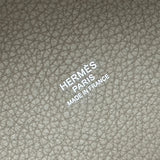 エルメス HERMES ピコタンロックPM Y刻 エトゥープ シルバー金具 トリヨン レディース ハンドバッグ
