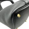 エルメス HERMES ピコタンロックPM U刻 ブラック ゴールド金具 トリヨン レディース ハンドバッグ
