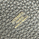 エルメス HERMES ピコタンロックPM U刻 ブラック ゴールド金具 トリヨン レディース ハンドバッグ