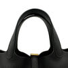 エルメス HERMES ピコタンロックPM U刻 ブラック ゴールド金具 トリヨン レディース ハンドバッグ