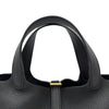 エルメス HERMES ピコタンロックPM B刻 ブラック ゴールド金具 トリヨン レディース ハンドバッグ